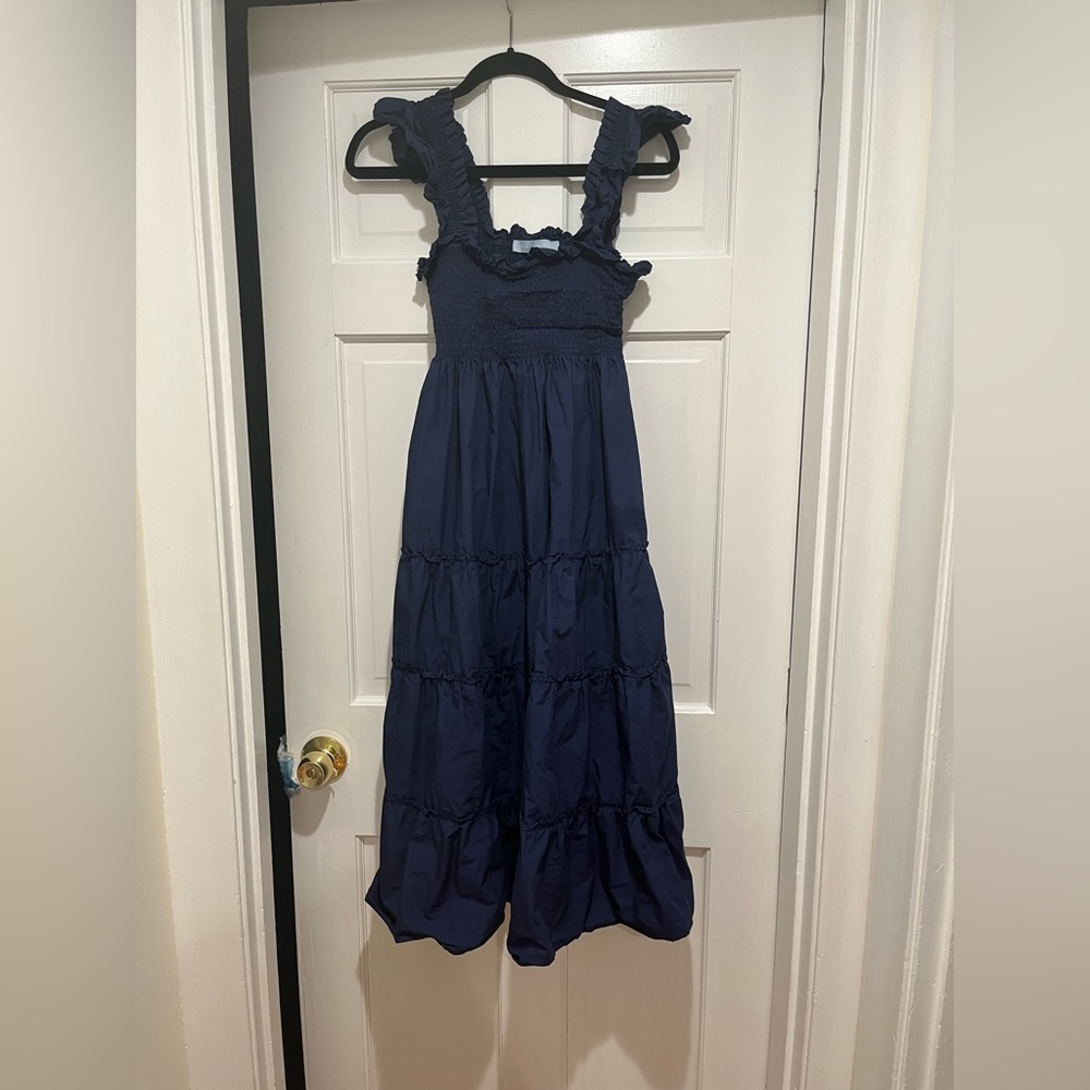 Navy Ellie nap dress